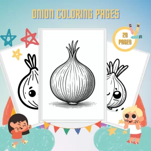 Onion Coloring Pages thumbnail