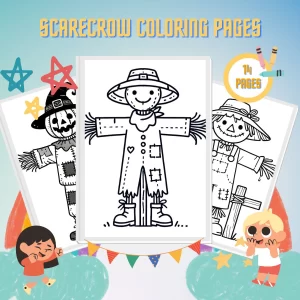 Scarecrow Coloring Pages