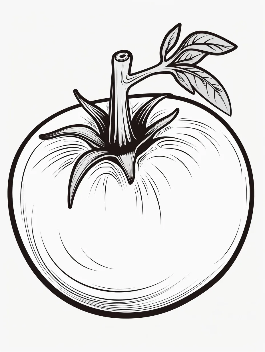 Tomato Coloring Pages 32 cute update Tomato coloring pages