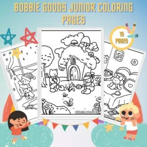 Bobbie Goods Junior Coloring Pages thumbnail