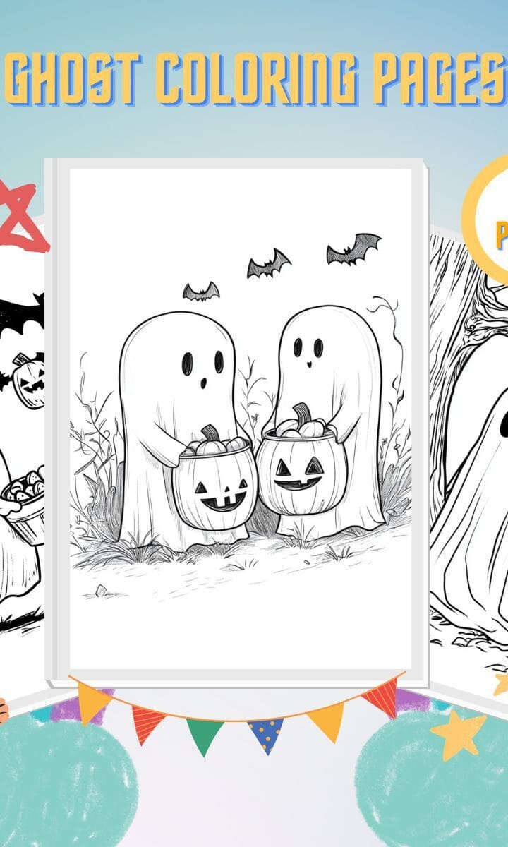 Ghost Coloring Pages