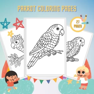 Parrot Coloring Pages