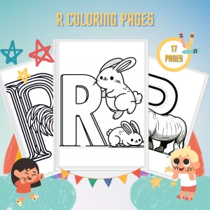 Letter R Coloring Pages