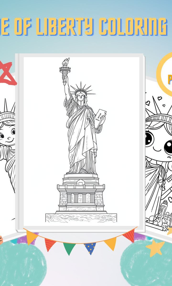 Statue of Liberty Coloring Pages