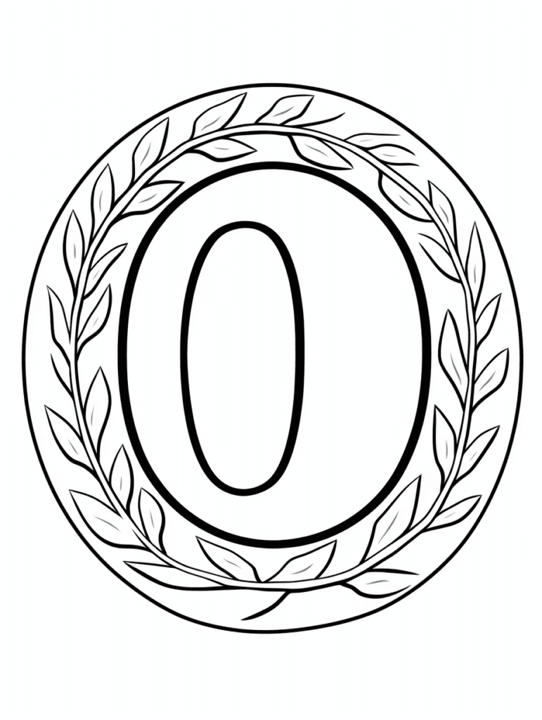18 Letter O Coloring Pages Unleash Your Inner Artist