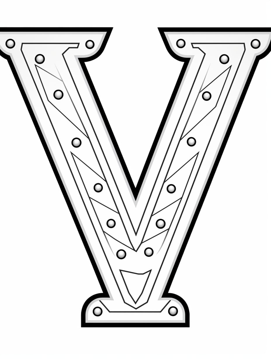 Letter V Coloring Pages 21 update Letter V coloring pages printable