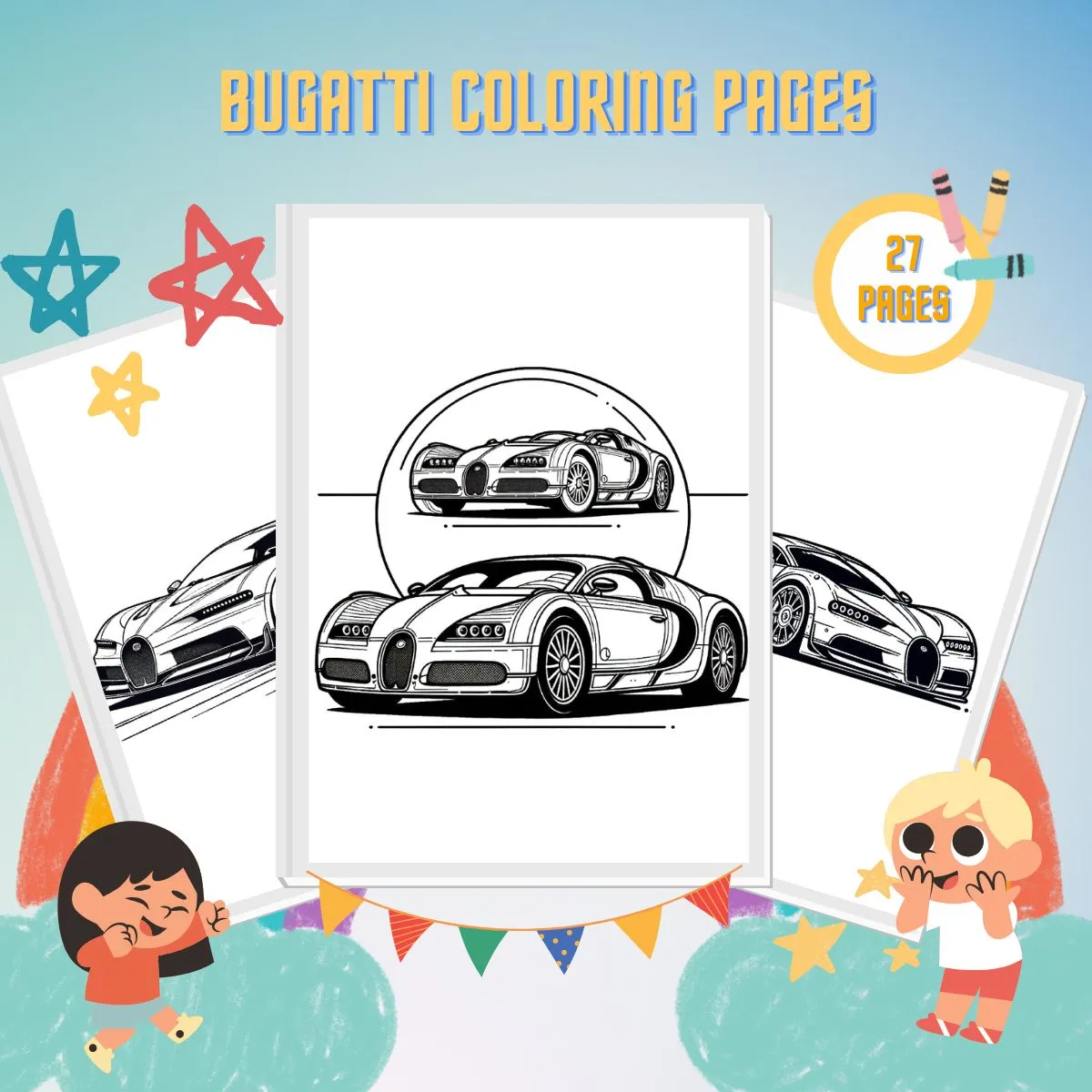28 Bugatti Coloring Pages - Download, Print & Color Now!
