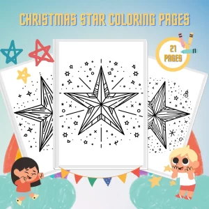 Christmas Star Coloring Pages