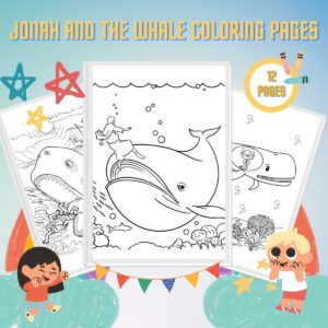 Jonah And The Whale Coloring Pages