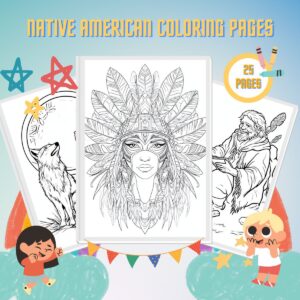 Native American Coloring Pages