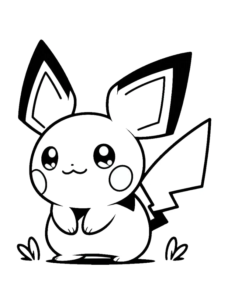 27 Pichu Coloring Pages – Download & Color Online!