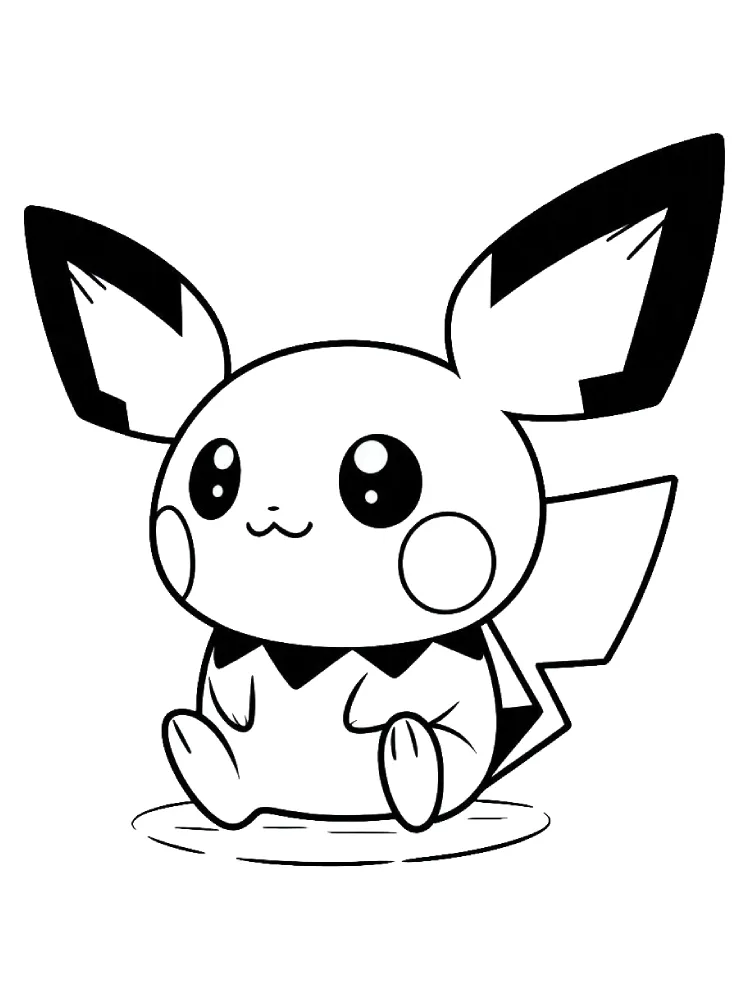 27 Pichu Coloring Pages – Download & Color Online!