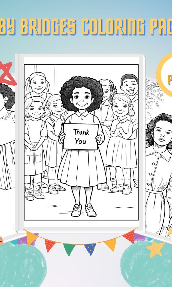 Ruby Bridges Coloring Pages