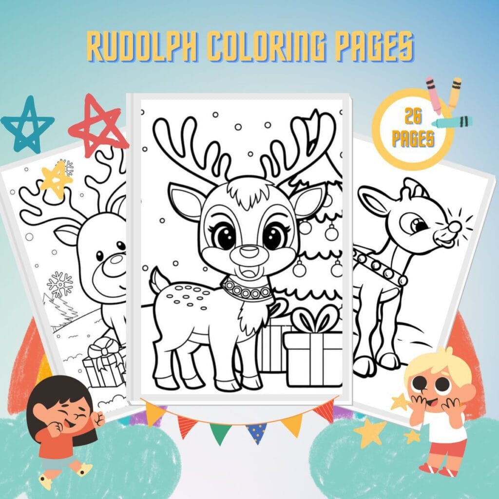 27 Rudolph Coloring Pages Free Printable For Kids 27 Rudolph Coloring Pages Free Printable For Kids