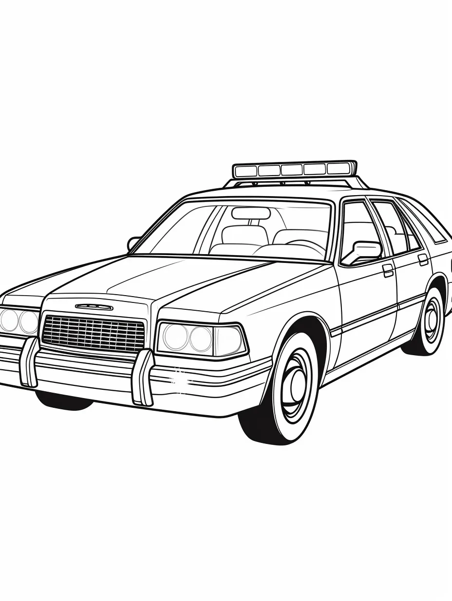 Police Car Coloring Pages 32 update Police Car coloring pages