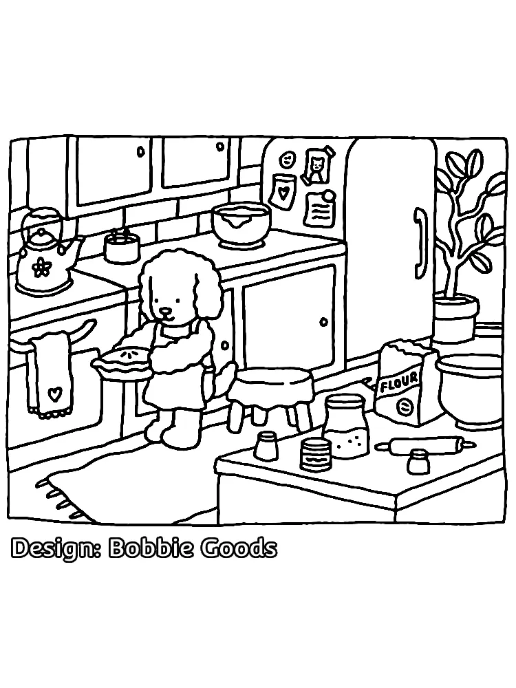 free Bobbie Goods Christimas (11) tree coloring pages