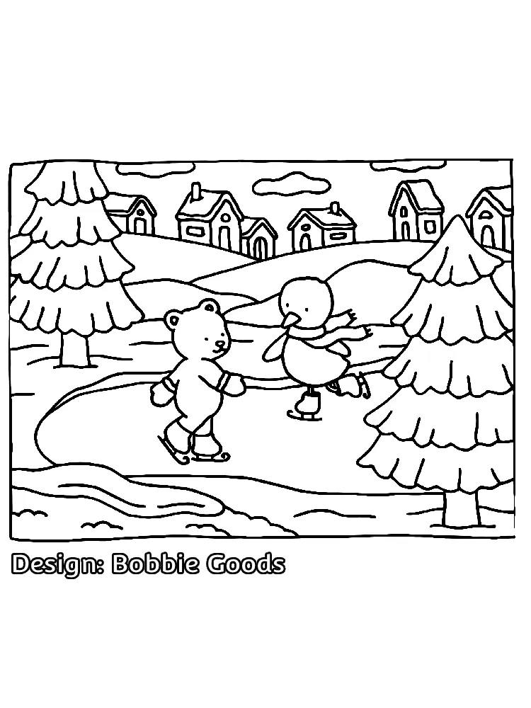 coloring pages printable Bobbie Goods Christimas (15)