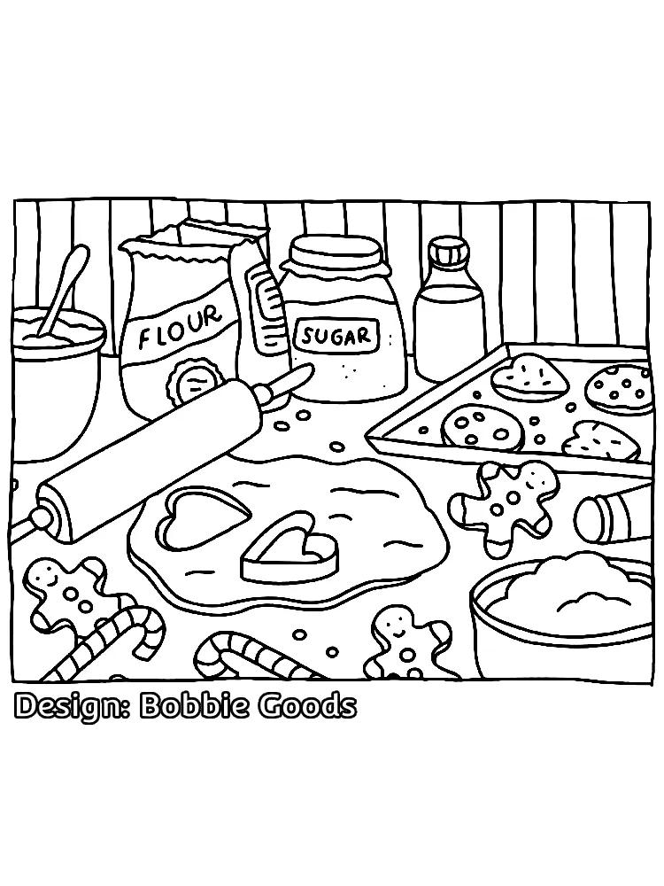 free Bobbie Goods Christimas (2) printable coloring pages