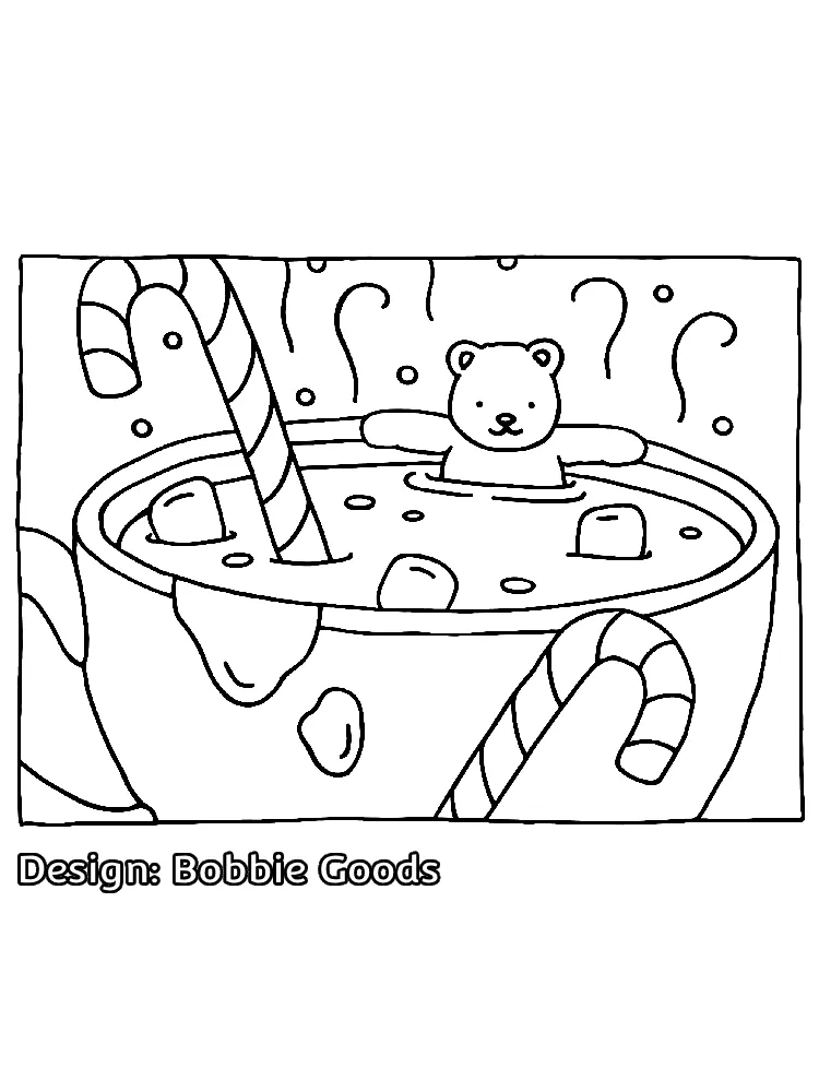 free coloring Bobbie Goods Christimas (6) pages