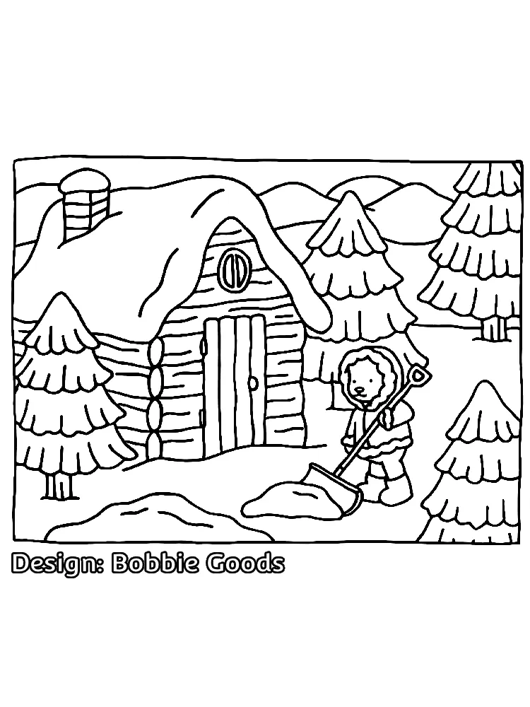 Bobbie Goods Christimas (9) coloring pages easy