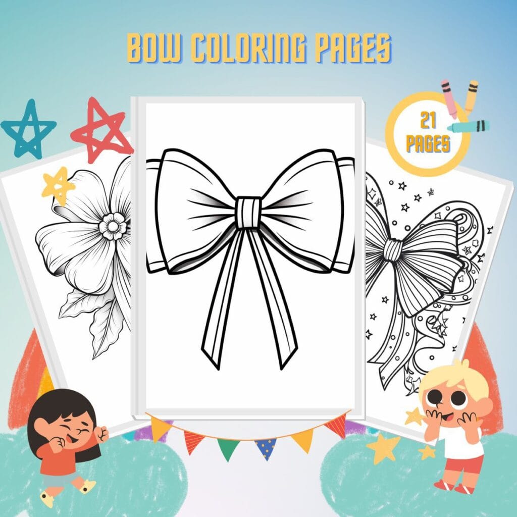 21 Bow Coloring Pages - Free Printable Designs For Kids