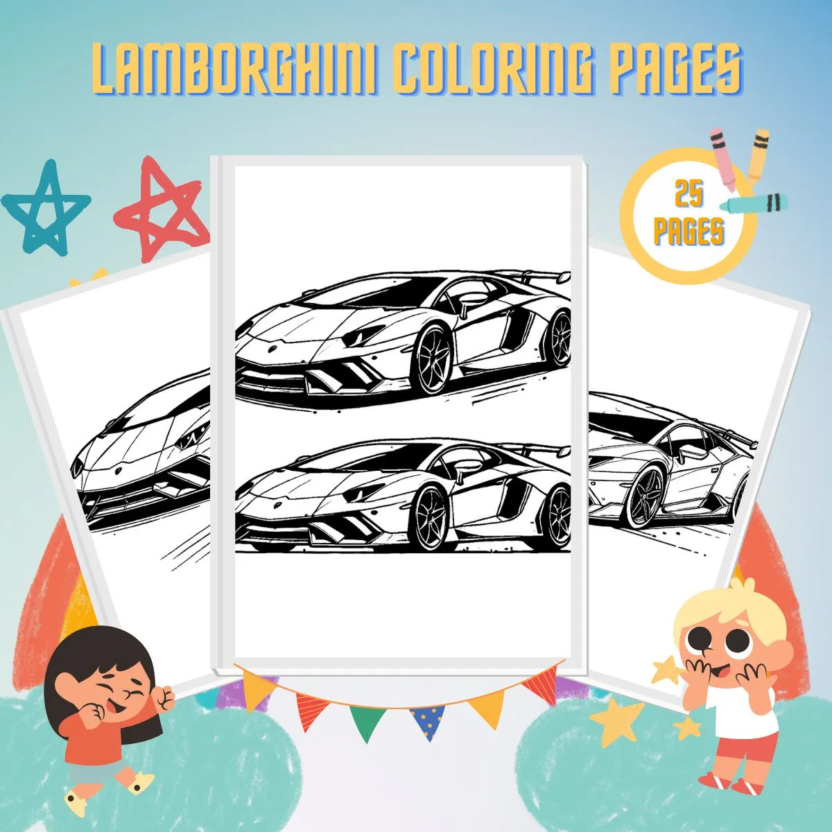 Desenhos Para Colorir Da Lamborghini Pdf Para Impress O Gr Tis