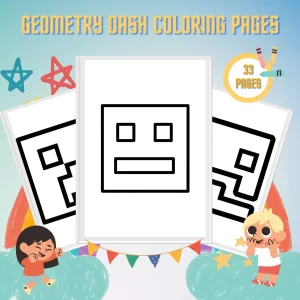 Geometry Dash Coloring Pages