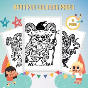 Krampus Coloring Pages thumbnail