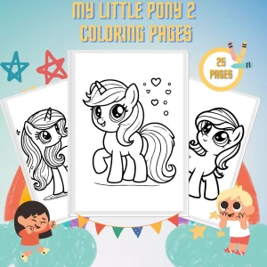 My Little Pony 2 Coloring Pages thumbnail