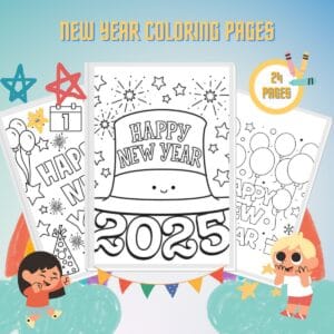 New Year Coloring Pages thumbnail