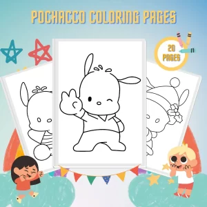 Pochacco Coloring Pages