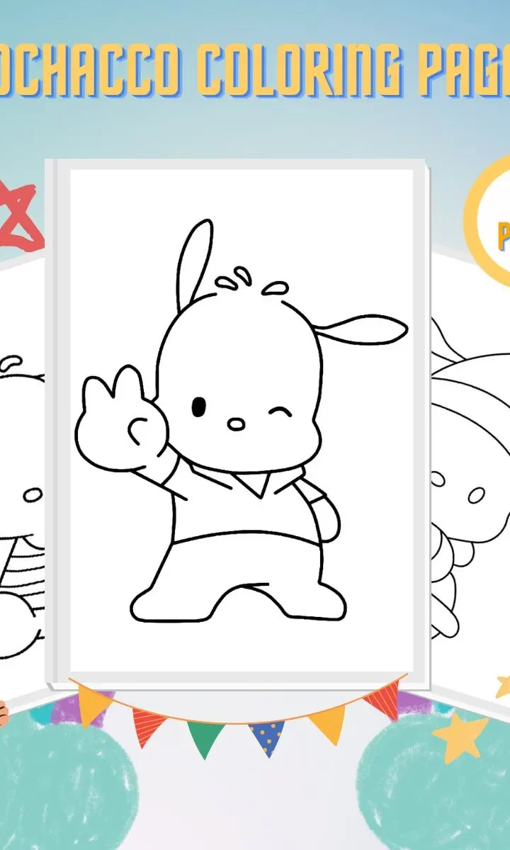 Pochacco Coloring Pages Thumb