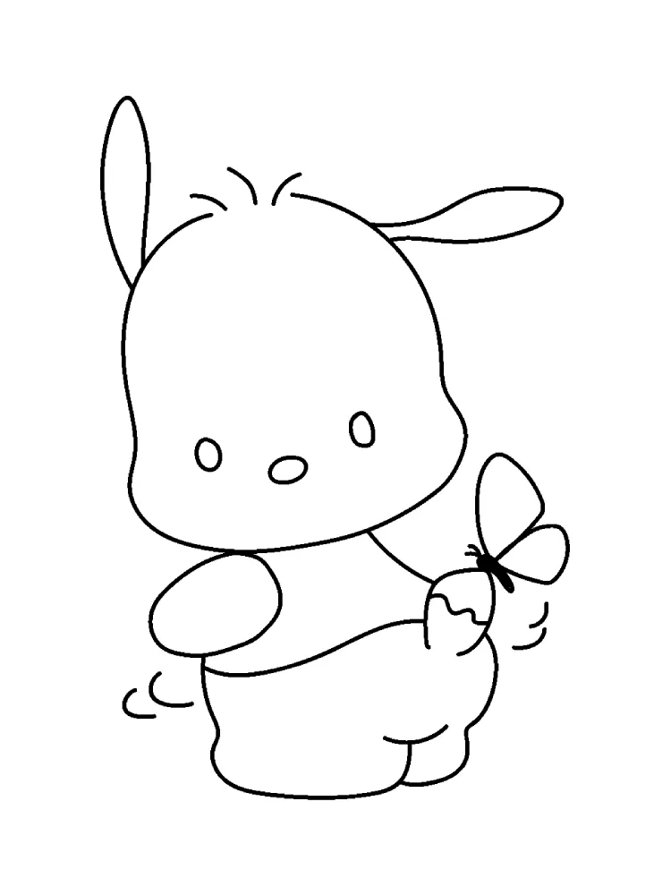 Pochacco coloring pages to print