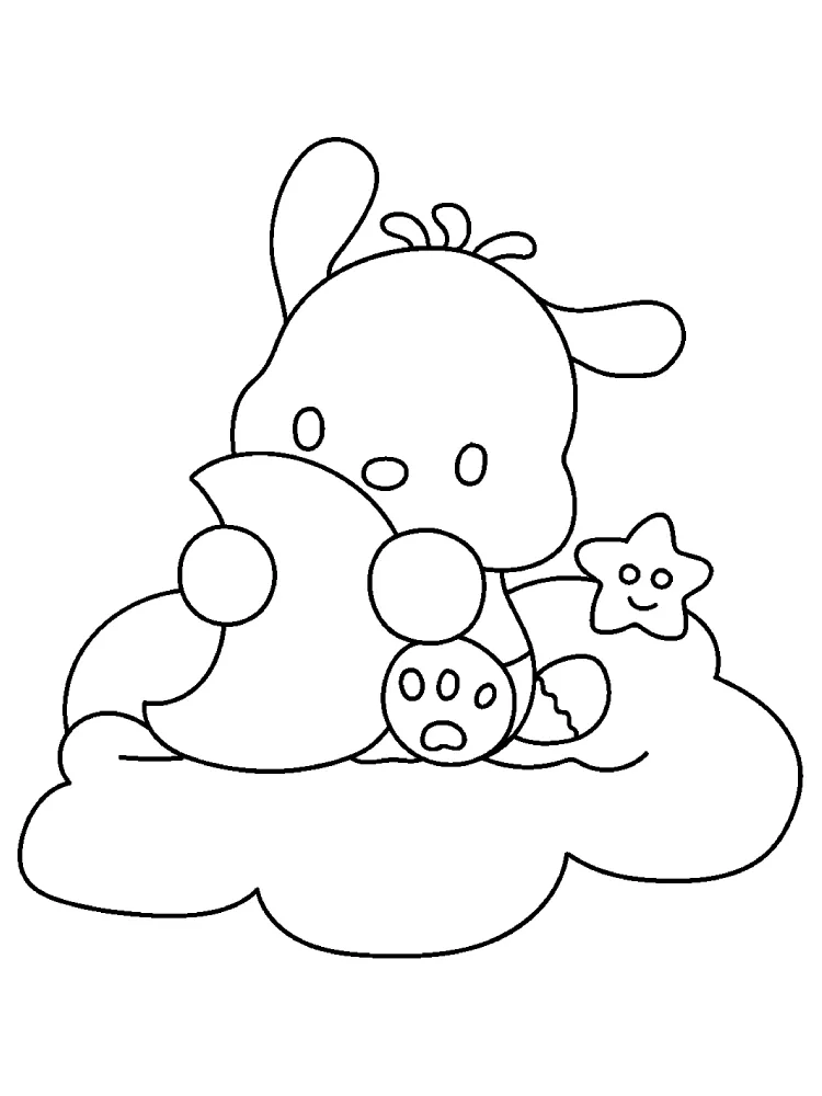 coloring pages Pochacco