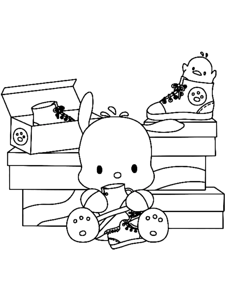 free Pochacco coloring pages