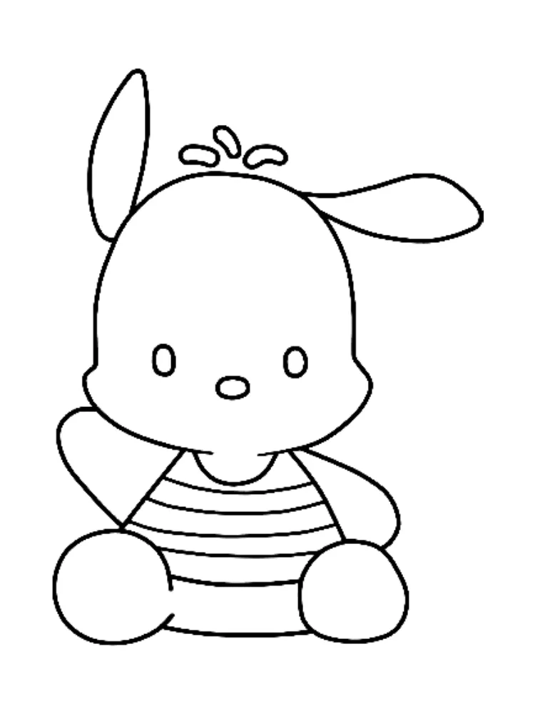 detailed Pochacco coloring pages for adults