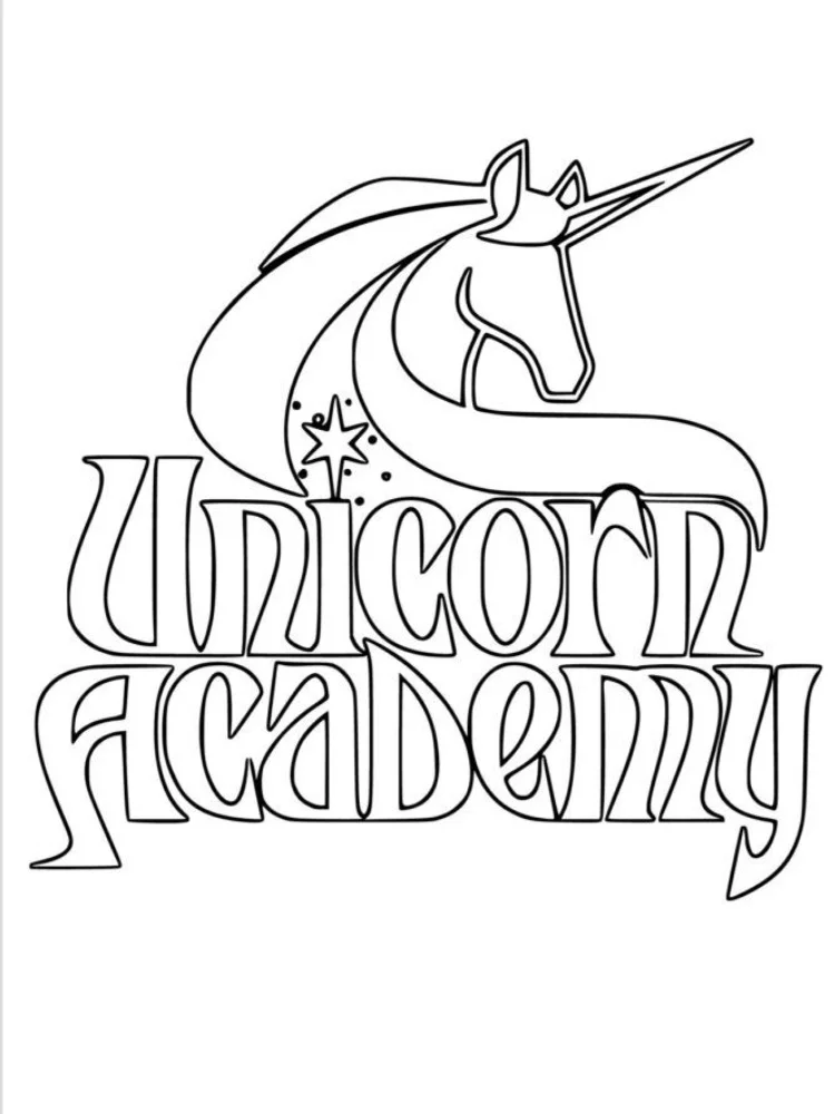 13 Kolorowanki Unicorn Academy - Magiczna Zabawa Dla Dzieci