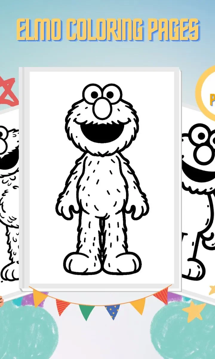 Elmo Coloring Pages
