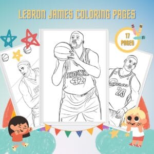 LeBron James Coloring Pages