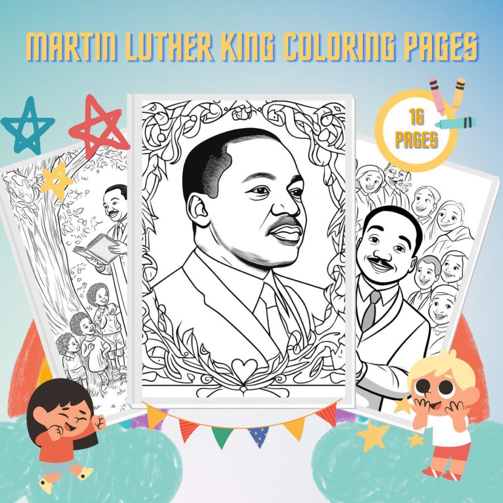 16 Disegni Di Martin Luther King Da Colorare - Pdf Stampabile Divertente