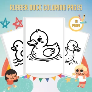 Rubber Duck Coloring Pages thumbnail