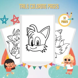 Tails Coloring Pages