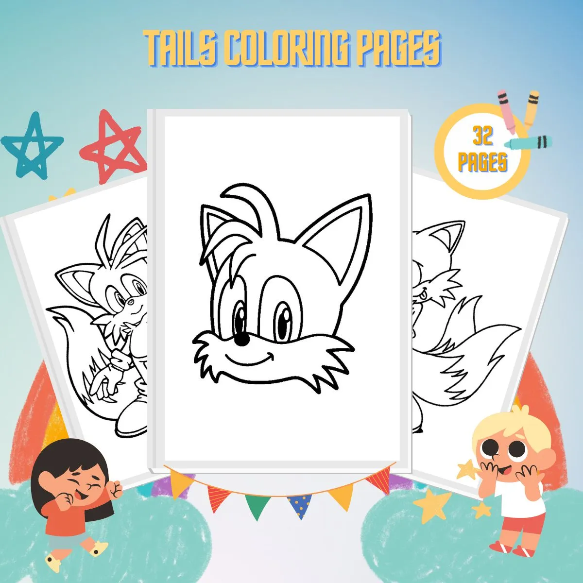 Sonic And Tails Coloring Pages [2025]