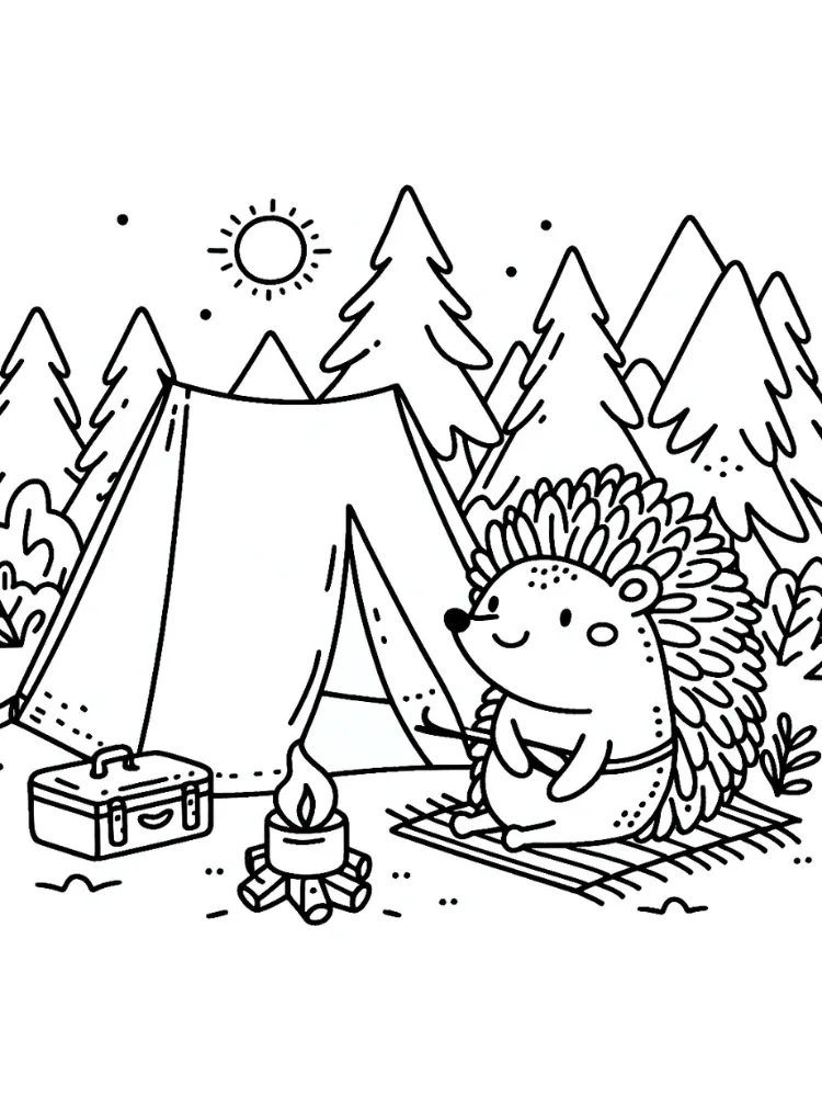Hedgehog Coloring Pages 20 free printable Hedgehog coloring pages