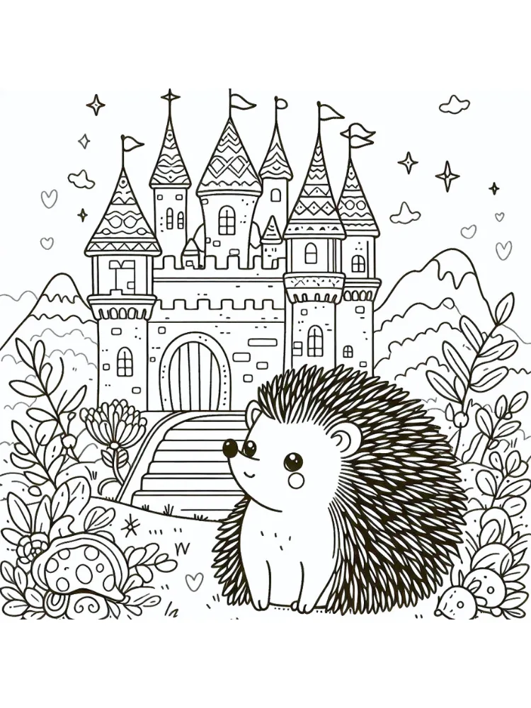 Hedgehog Coloring Pages 18 Hedgehog coloring pages to print