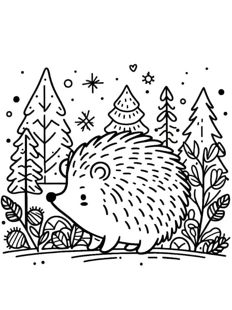 Hedgehog Coloring Pages 14 Hedgehog coloring pages for adults pdf