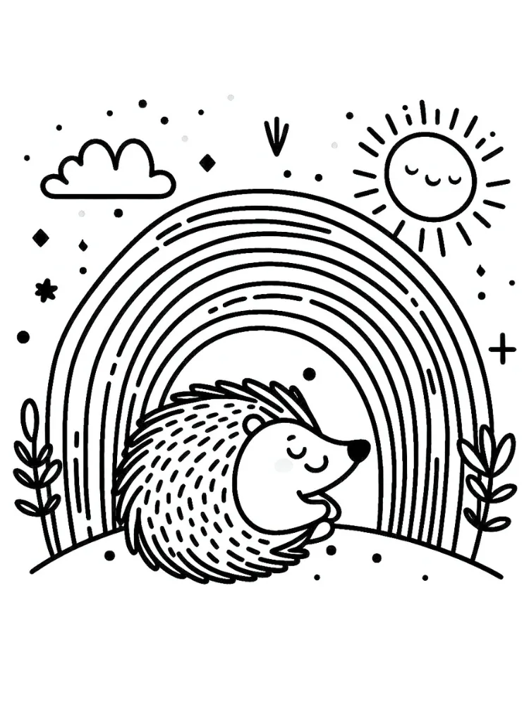 Hedgehog Coloring Pages 10 Hedgehog free coloring pages