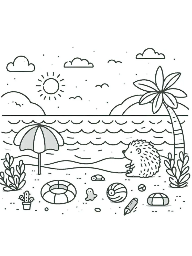 Hedgehog Coloring Pages 9 cute coloring pages Hedgehog 1