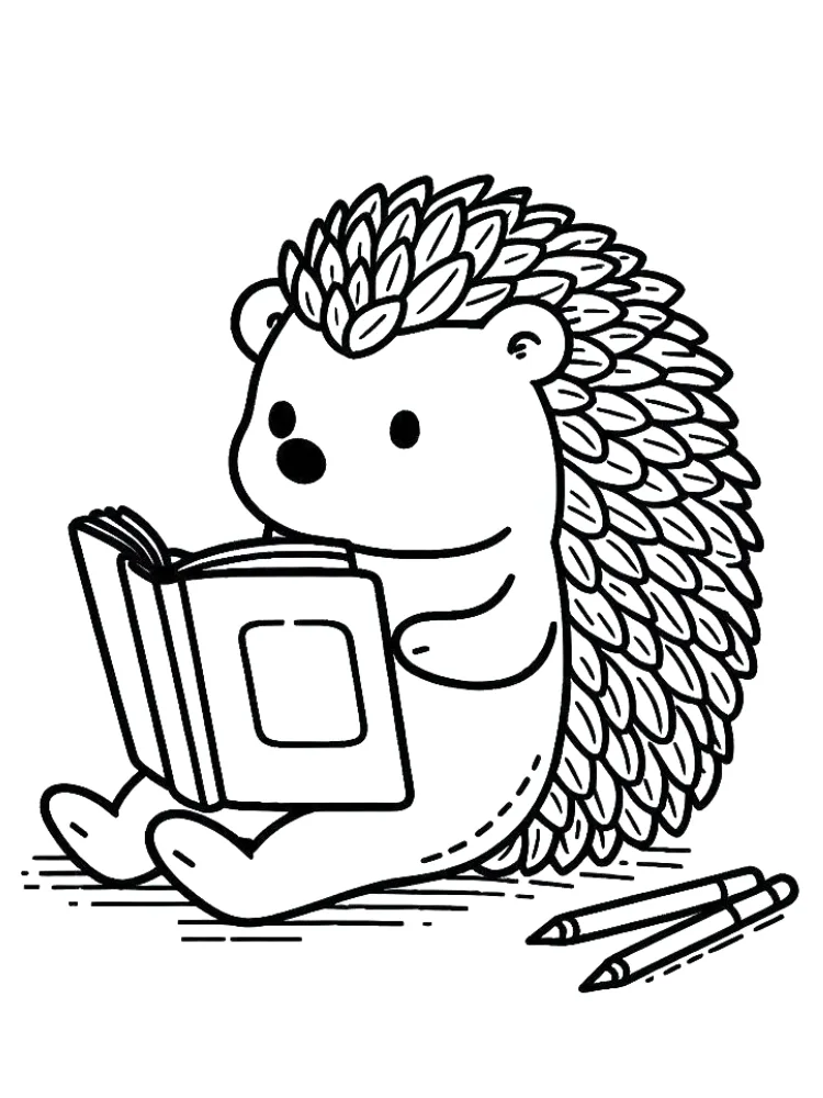 Hedgehog Coloring Pages 6 cute coloring pages Hedgehog