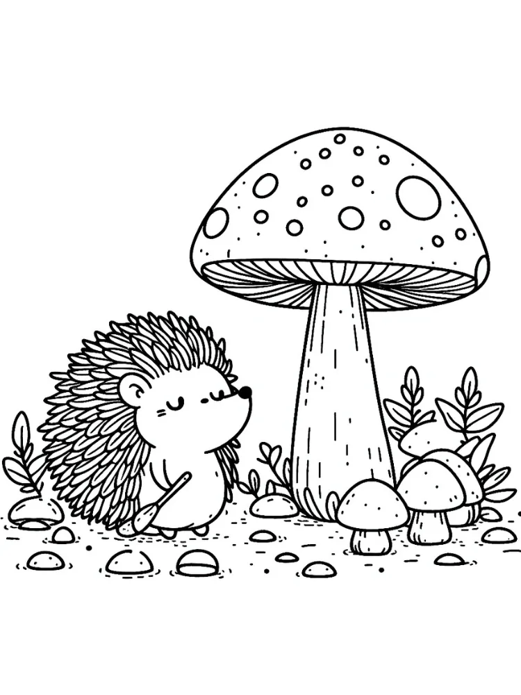 Hedgehog Coloring Pages 3 free printable coloring pages Hedgehog